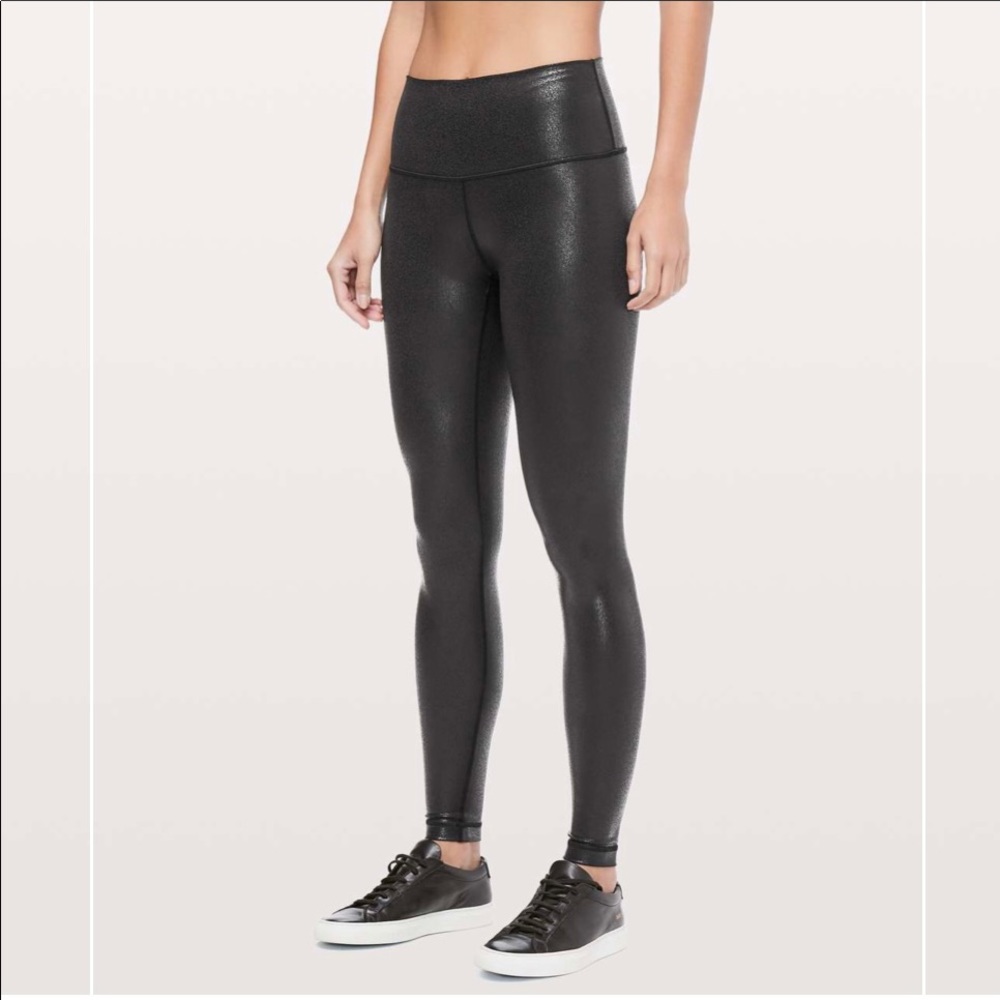 Lululemon Wunder Under High Rise Tights Foil 28”